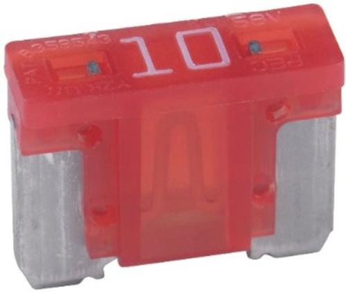 Imperial 72681 ATM Mini Low Profile Fuse, 10 Amp, Red