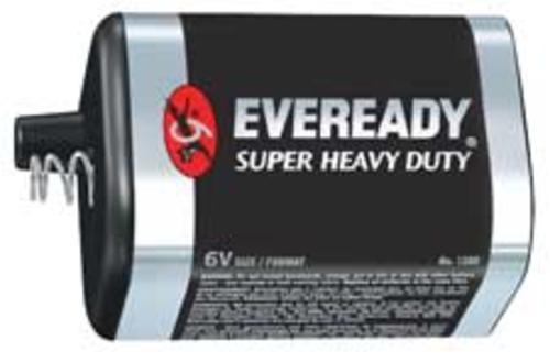 Eveready 5008 Heavy Duty Industrial Batteries, 6 Volt Lantern