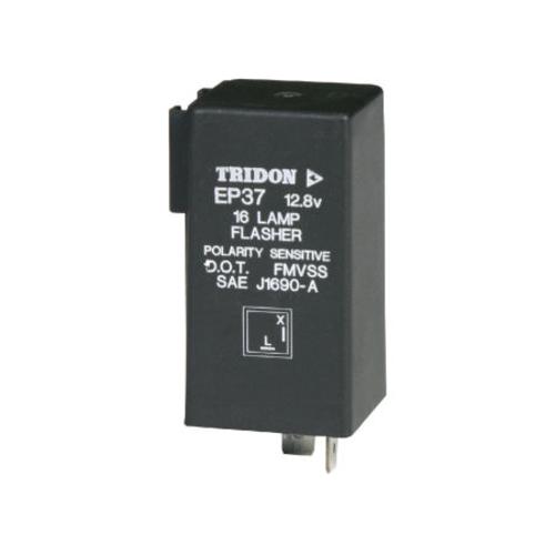 Tridon 80109 2-Prong Heavy-Duty Electronic Flasher #EP37, 12.8 V