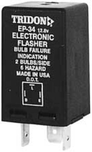 Tridon 80134 3-Prong Electronic Flasher #EP34, 9-16 V