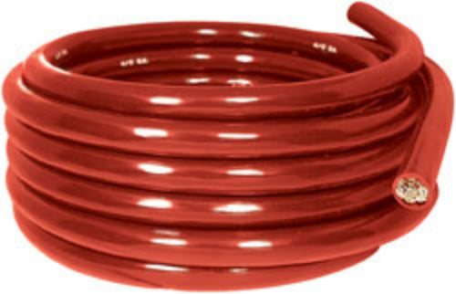 Imperial 6006 1/0-Gauge Standard Battery Cable, 25', Red