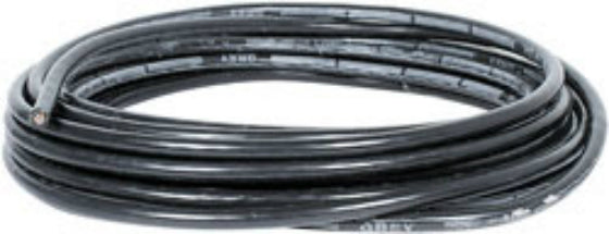 Imperial 6212 8-Gauge Color Coded Battery Cable, 25', Black