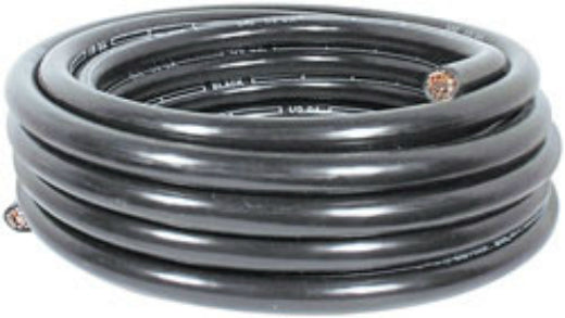 Imperial 6226 1/0-Gauge Color Coded Battery Cable, 25', Black