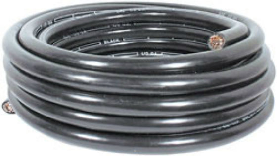 Imperial 6226-4 1/0-Gauge Color Coded Battery Cable, 100', Black