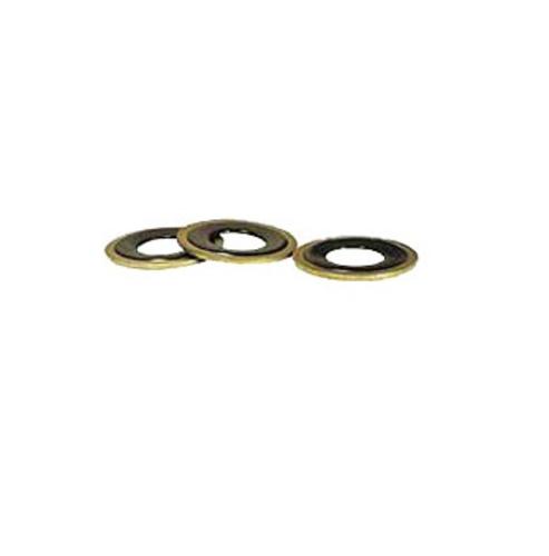 Imperial 37628 Steel Gasket with Rubber Seal, 1/2"x1"