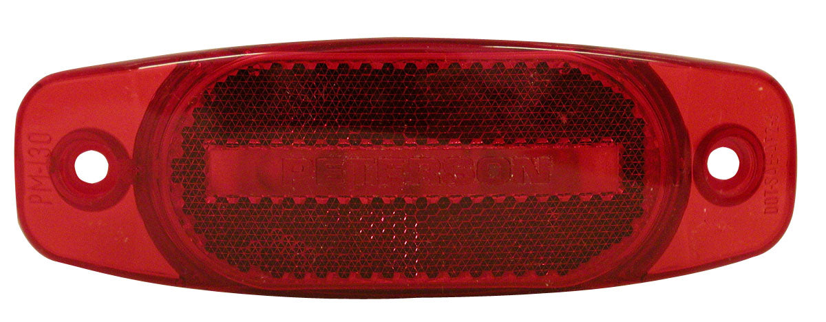 Peterson 80923 Hard-Hat 2-Bulb Clearance/Side Marker Light, Red