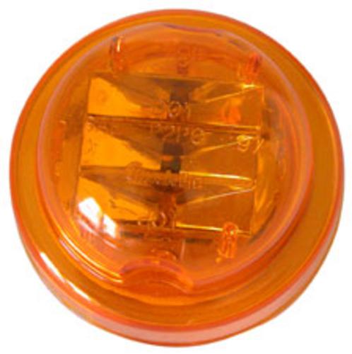 Truck-Lite 81879 8-LED 10-Series Round Combination Lamp, 2-1/2", Amber