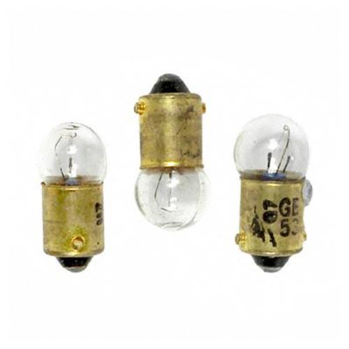 GE 81534-3 Miniature Bayonet Bulb #53, 12 V, G3-1/2