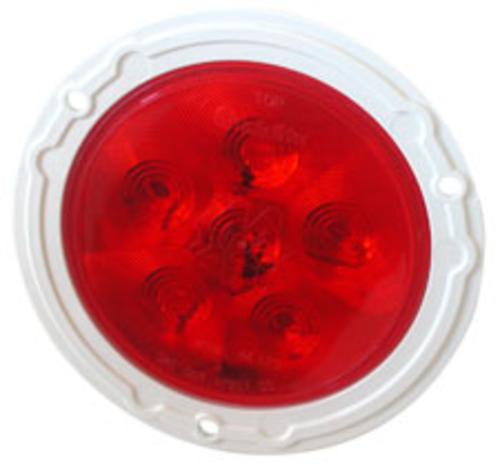 Truck-Lite 82844 6-LED Super-44 Stop/Tail/Turn Lamp w/Flange, Red