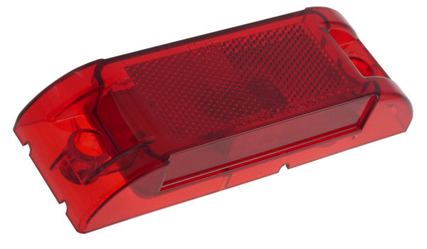 Grote 83972 Economy Sealed Clearance/Marker Lamp, 6"x2", Red
