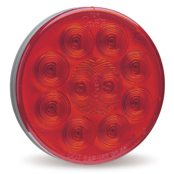 Grote 84133 SuperNova 10-LED Stop/Tail/Turn Lamp, 4", Red