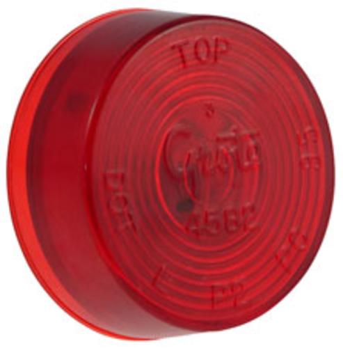 Grote 83878 Sealed Clearance/Marker Lamp, 2", Red, Per Package of 2