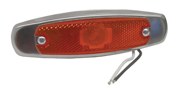 Grote 83919 Rectanglular Low Profile Clearance/Marker Lamp, 5", Red