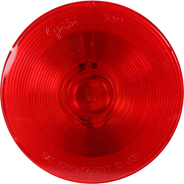 Grote 83997 40-Series Male Pin Round Sealed Stop/Turn/Tail Lamp, Red