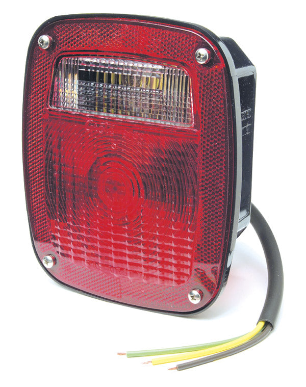 Grote 3-Stud Peterbilt/Chevrolet/Jeep/GMC Stop/Tail/Turn Lamp, Red