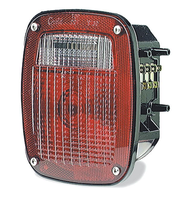 Grote Torsion Mount 3-Stud Navistar/Volvo Stop/Tail/Turn Lamp, Red