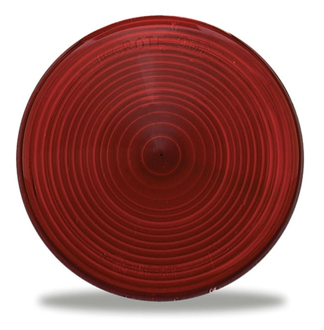 Grote 84064 Replacement Lens For Double Face Lamp, 4.25", Red