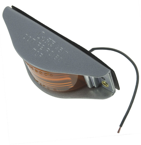 Grote 84079 Narrow Rail Clearance/Marker Lamp, 4-1/2"x2-1/8", Yellow