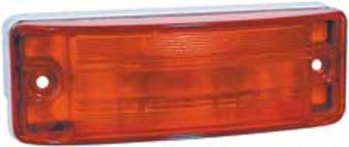 Grote 84109 Field ReSealable Turtle-Back II Clearance/Marker Lamp, Red