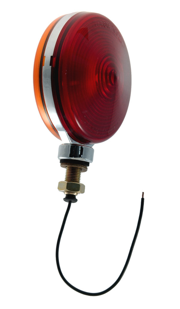 Grote 84115 Thin-Line Double-Face Lamp #55290, 4.25", Red/Yellow