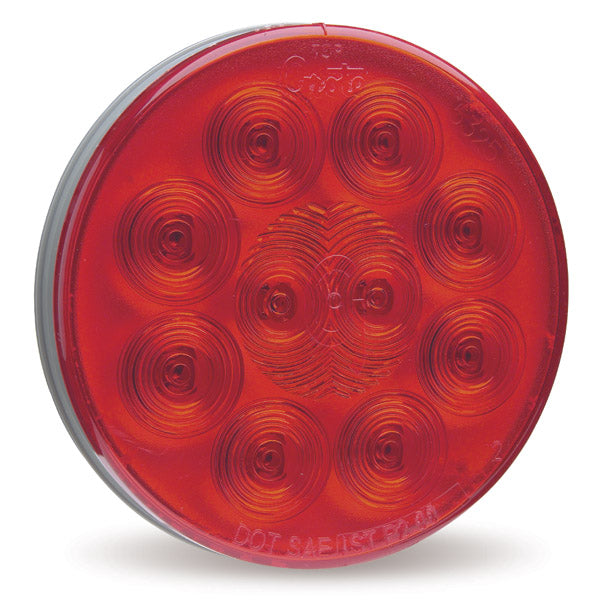 Grote 84392 SuperNova 10-LED Stop/Tail/Turn Lamp, 4", Red