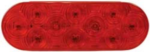 Imperial 81710 10-LED Oval Stop/Turn/Tail Lamp, 14 V, Red