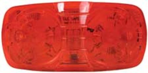 Imperial 81722 10-LED Double Bulls Eye Clearance/Marker Light, Red