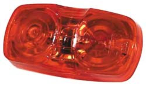 Imperial Double Bulls Eye Incandescent Clearance/Marker Light, Red