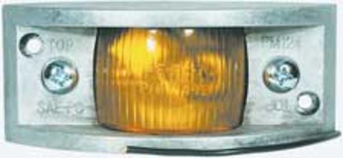Peterson 80317 Rectangular Clearance/Marker Lamp, 12 V, Amber, Per package of 6