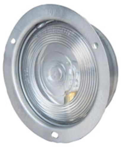 Peterson 80931 Stainless Steel Vibar Flush Mount Lamp, 5.5", Clear