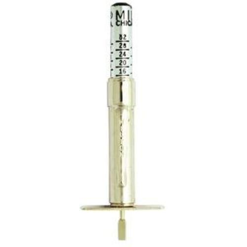 Imperial 72099 All-Metal Tire Tread Depth Gauge, 0-1"