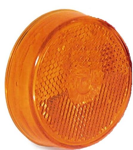 Truck-Lite 80871 10-Series Round Sealed Lamp, 2-1/2", Yellow
