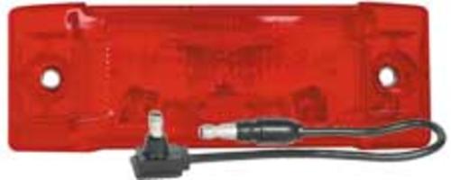 Truck-Lite 80977 Super-21 Rectangular Clearance Lamp, Red