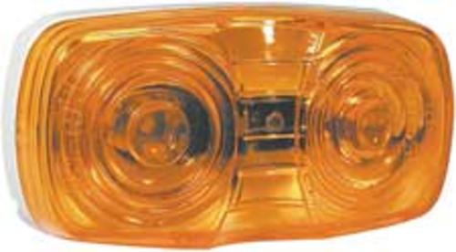 Truck-Lite 81055-2 Double Bulls-Eye Replacement Lens, Yellow