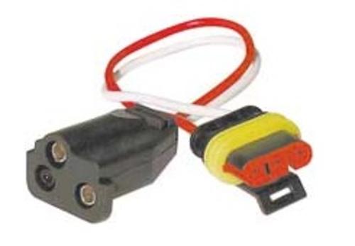Truck-Lite 81096 LED Fit 'N Forget Stop/Turn Adapter Plug, 8"