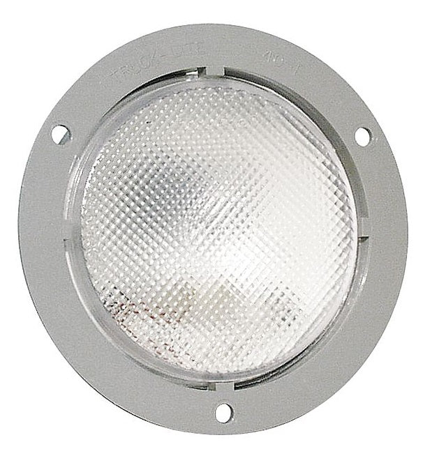 Truck-Lite 81123 40-Series Sealed Dome Lamp w/Flange, 4", Clear