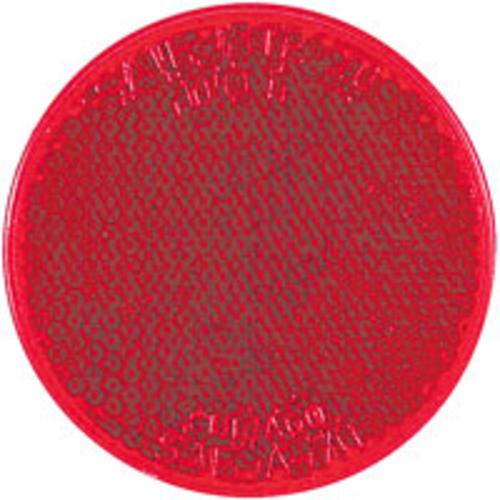 Truck-Lite 81216 Adhesive Mount Reflector #98005R, 3", Red