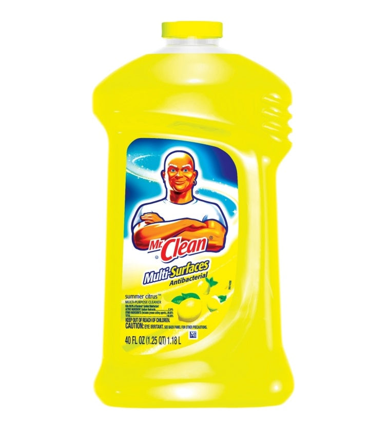 Mr. Clean 31502 Antibacterial Multi-Surfaces Cleaner, Citrus , 40 Oz.