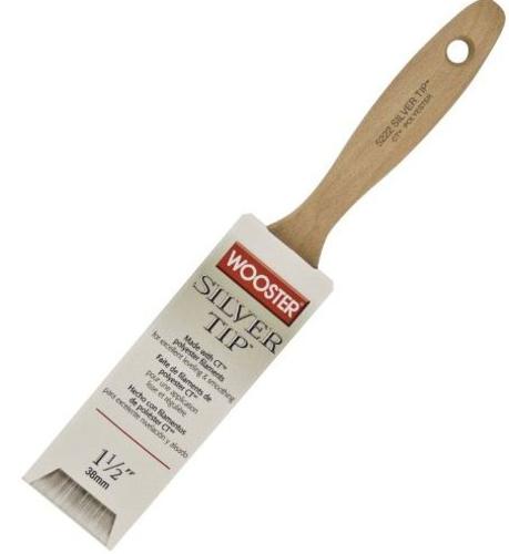 Wooster 5222-1 1/2 Silver Tip Varnish Brush, 1.5"