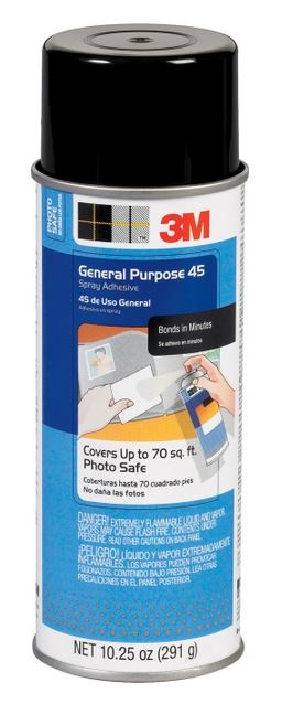 3M 45 General Purpose Spray Adhesive, 10.25 Oz