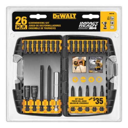 Dewalt DW2183 Screwdriver Set, 26 Piece