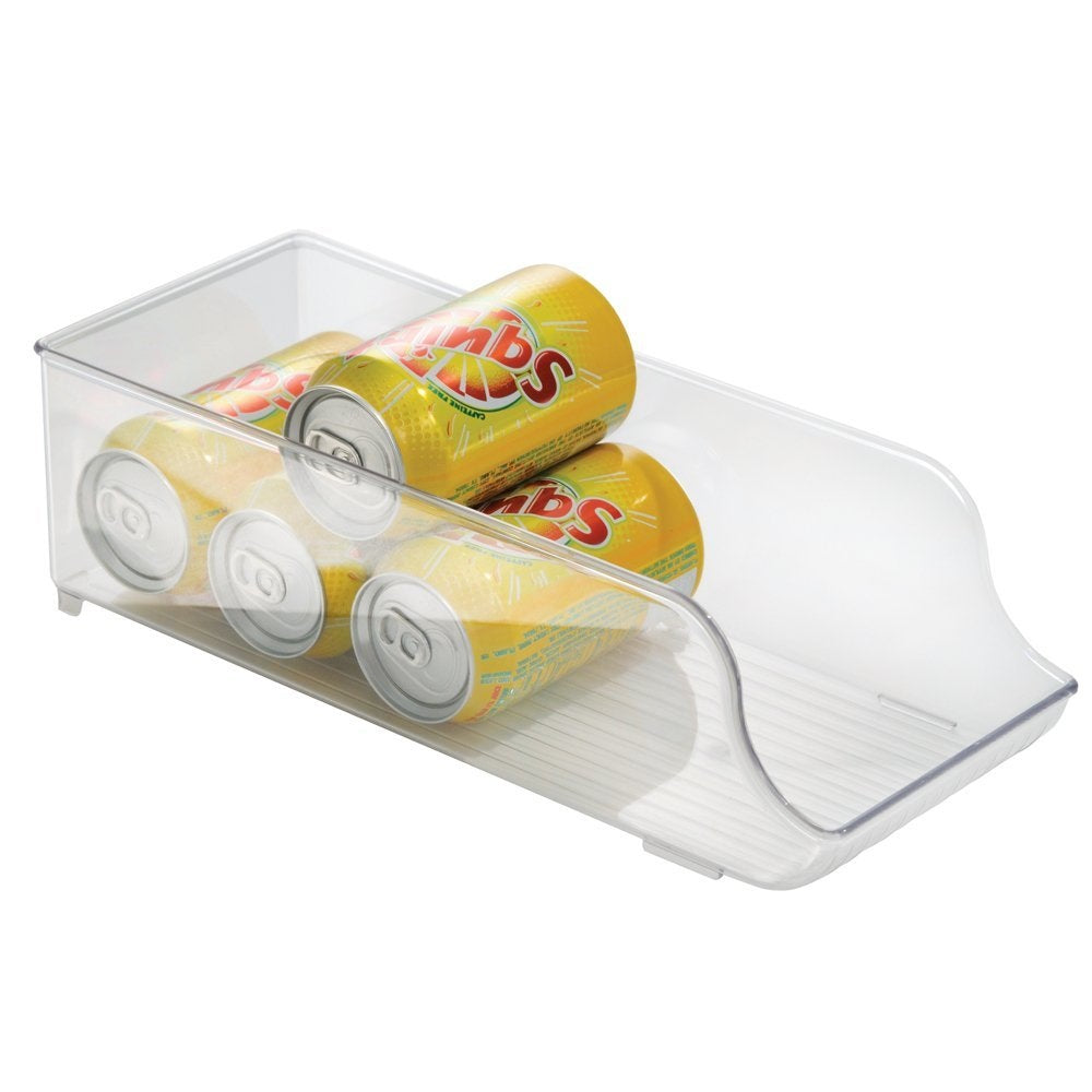 InterDesign 70930 Refrigerator Soda Can Organizer, Clear