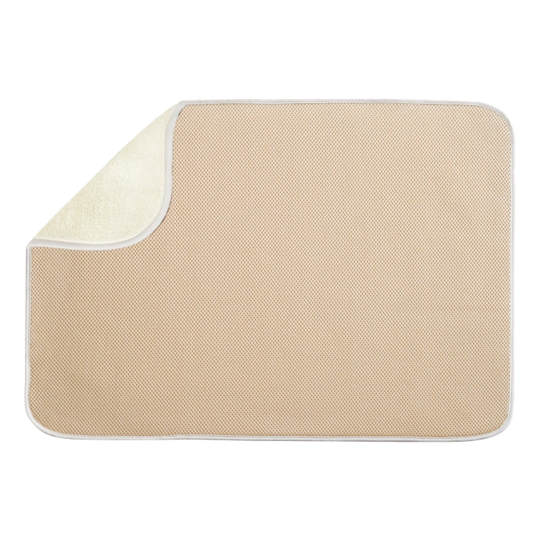 InterDesign 40130 Microfiber Drying Mat, Large, Wheat