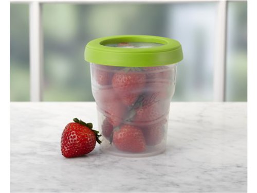 Ball 1440083105 Freezer Jars, 16 Oz, Plastic, Set of 2