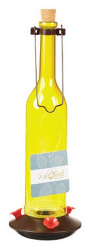 Southern Patio BRD-484474 Wine Bottle Hummingbird Feeder 66.5 Oz