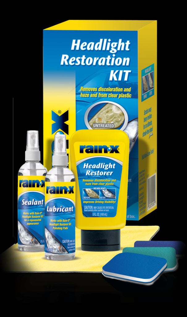 Rain-X 800001809 Headlight Restoration Kit, Liquid, Alcohol