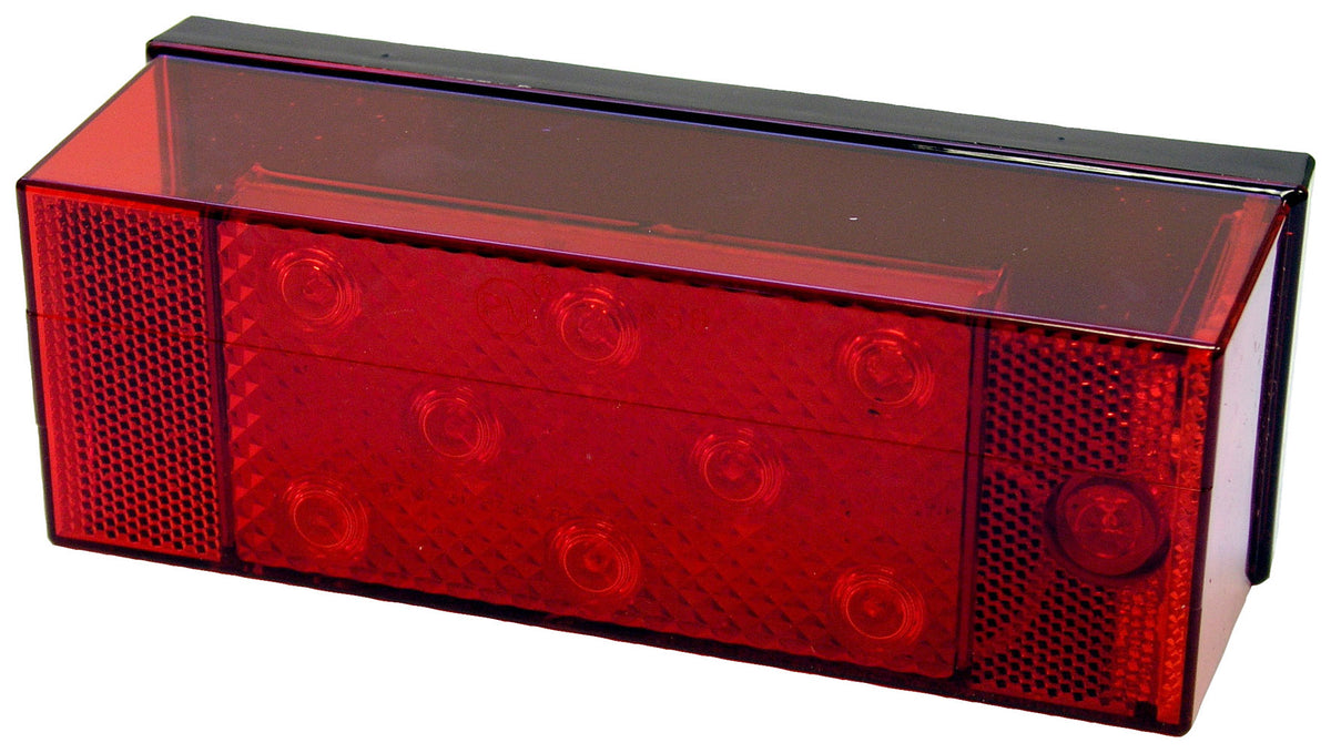 Peterson V856L Combination LED Stop/Turn/Tail Light w/License Light, Red
