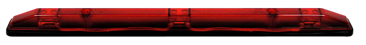 Peterson V169-3R Identification Light Bar, 16-1/8", Red