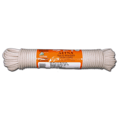 T.W. Evans 021-080-05 Aetna Sash Cord, #8X100'