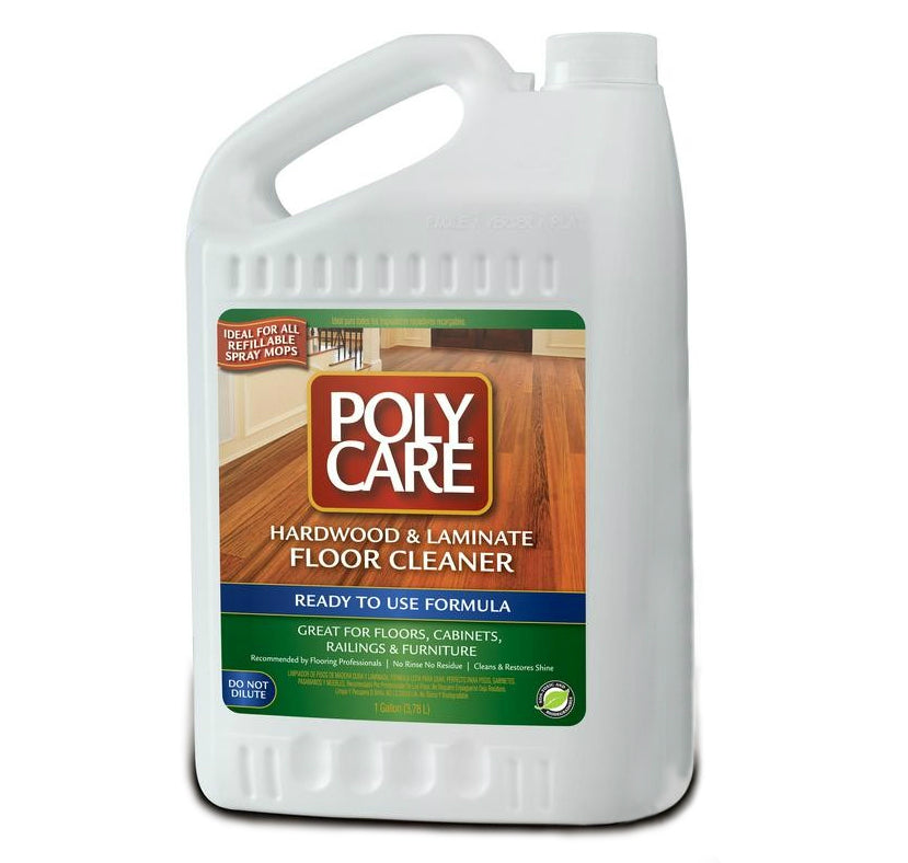 Poly Care 70031 Hardwood & Laminate Floor Cleaner, 1 Gallon